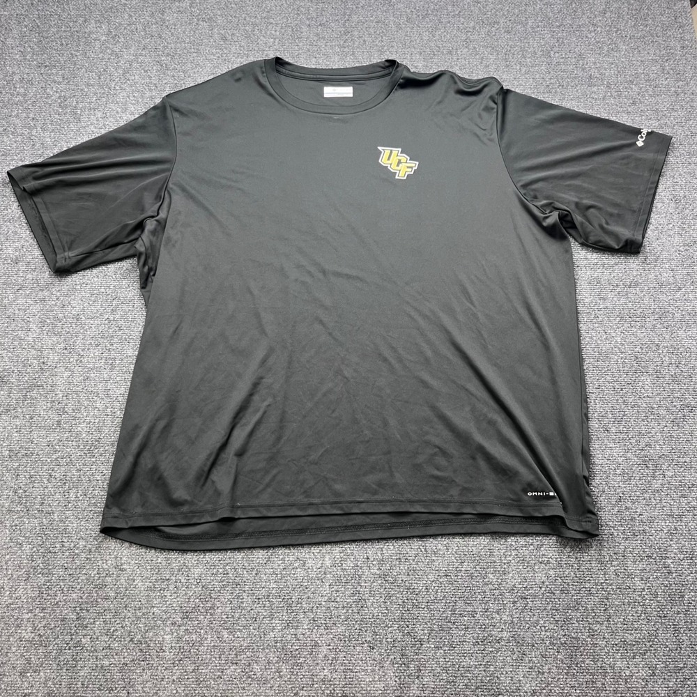 Columbia UCF Knights PFG Performance Fishing Gear Black Short Sleeve Tee